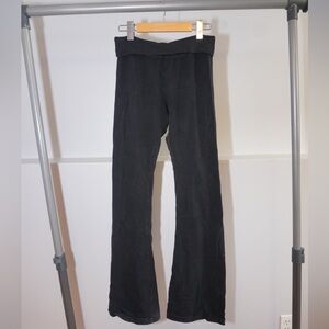 Brandy Melville Black Flared Leggings